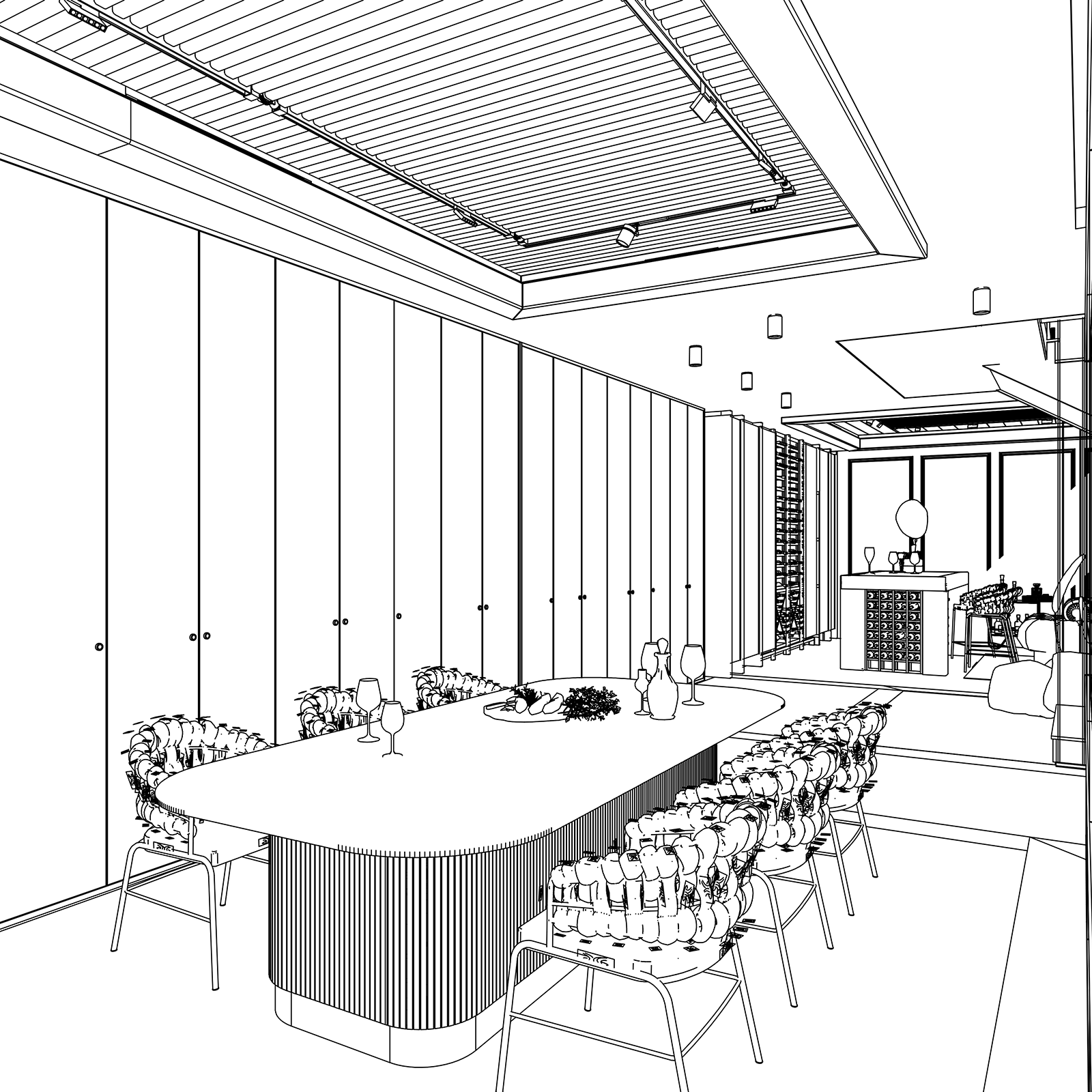 Projekat "G VINARIJA" - reprezentativni linijski prostorni prikaz